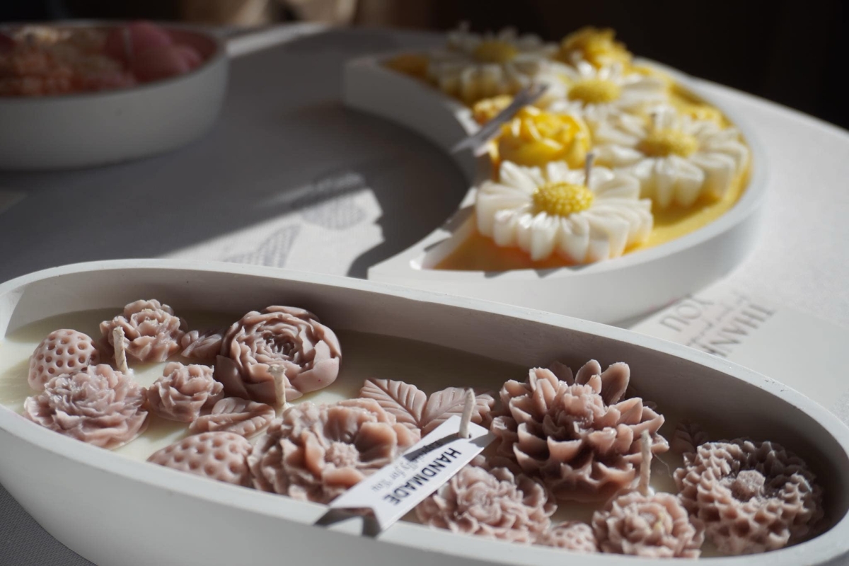 ხელნაკეთი სურნელოვანი სანთლები